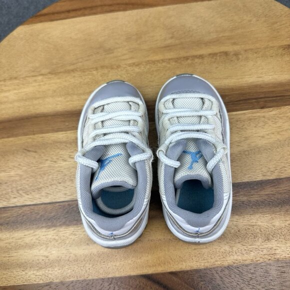 Nike Air Jordan 11 Retro 505836-140 Toddler Baby Size 6C Gray - Picture 7 of 10